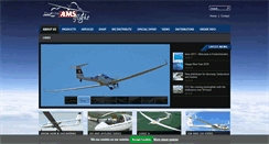 Desktop Screenshot of ams-flight.si